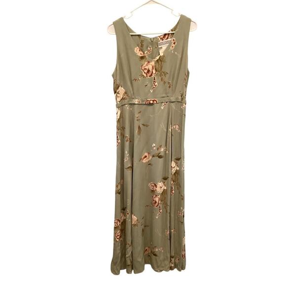 Jessica Howard Dresses & Skirts - Vtg Jessica Howard Women’s Shift Dress Size 10 Green Floral Cottagecore Romantic